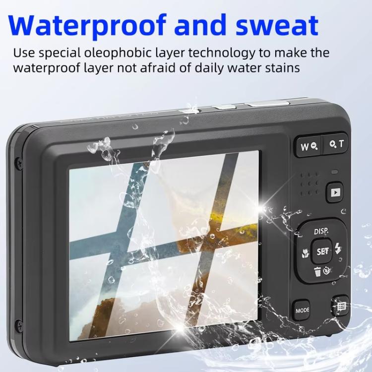 HD Anti-Scratch Anti-Fingerprint Tempered Glass Film, For Kodak PIXPRO FZ55