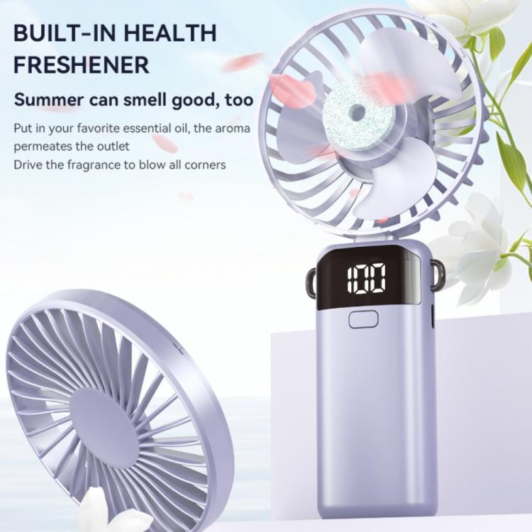 S1 Ice Feel Foldable Handheld Fan with LED Display