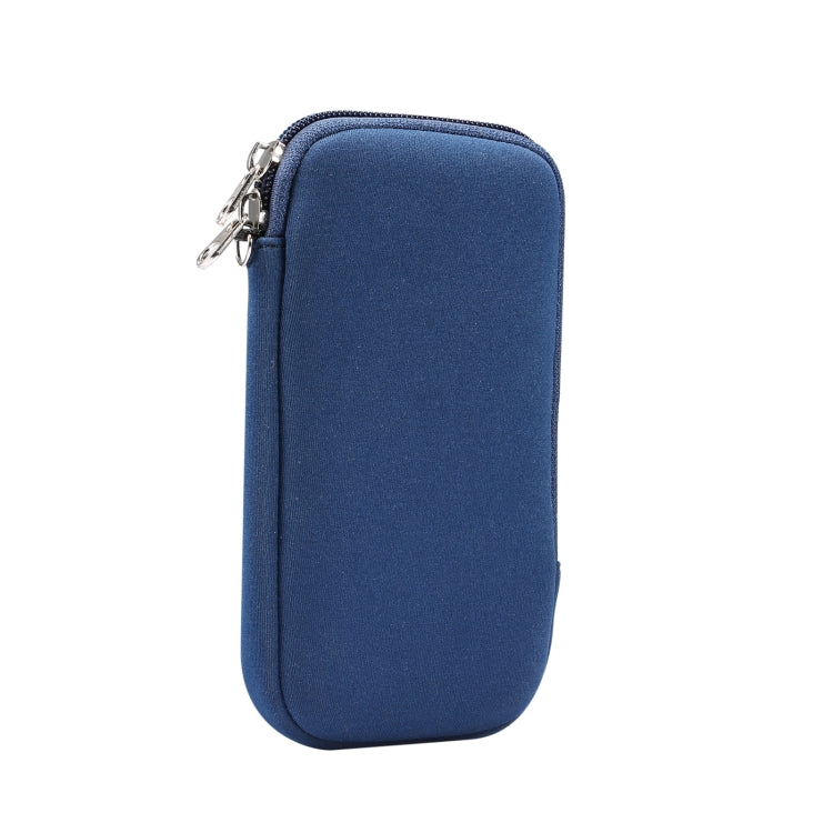 Universal Elasticity Zipper Protective Case Storage Bag with Lanyard For iPhone 12 / 12 Pro / 6.1 inch Smart Phones, For iPhone 12 / 12 Pro