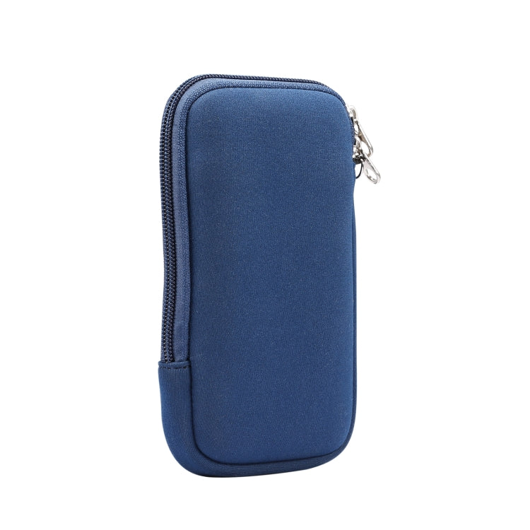 Universal Elasticity Zipper Protective Case Storage Bag with Lanyard For iPhone 12 / 12 Pro / 6.1 inch Smart Phones, For iPhone 12 / 12 Pro