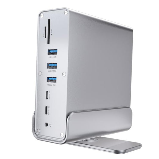 2519 15 in 1 Gigabit Ethernet Port MST Dual HD DisplayPort Desktop Vertical Type-C HUB Docking Station