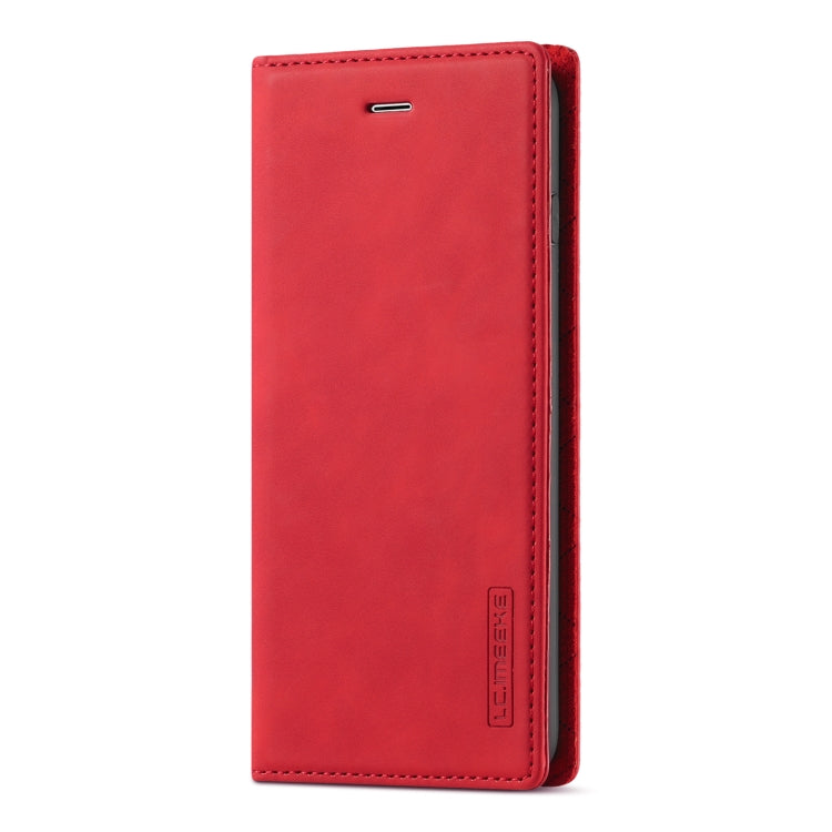 LC.IMEEKE Strong Magnetism Ultra-thin Horizontal Flip Shockproof Matte TPU + PU Leather Case with Holder & Card Slots & Wallet, For iPhone 12 mini, For iPhone 12 / 12 Pro, For iPhone 12 Pro Max, For iPhone 12 Pro, For iPhone XS / X, For iPhone XR      ...