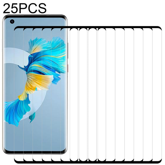25 PCS 9H 3D HD Curved Edge Tempered Glass Film, For Huawei Mate 40 / Mate 40E 5G / Mate 40E 4G (25 PCS), For Huawei Mate 40 Pro (25 PCS), For Huawei Mate 40 Pro+ (25 PCS), For Huawei Mate 40 RS Porsche Design (25 PCS)