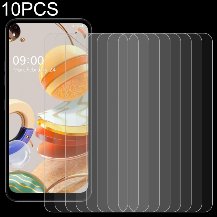 10 PCS 0.26mm 9H 2.5D Tempered Glass Film, For LG K31 (10 PCS), For LG K40S (10 PCS), For LG K41S (10 PCS), For LG K50 (10 PCS), For LG K50S (10 PC), For LG Q60 (10 PCS), For LG Q61 (10 PCS), For LG K51S (10 PCS)