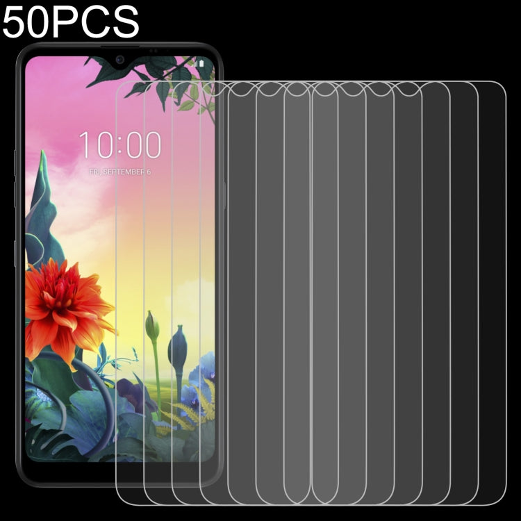 50 PCS 0.26mm 9H 2.5D Tempered Glass Film, For LG K31 (50 PCS), For LG K40S (50 PCS), For LG K41S (50 PCS), For LG K50 (50 PCS), For LG K50S (50 PCS), For LG Q60 (50 PCS), For LG Q61 (50 PCS), For LG K51S (50 PCS)
