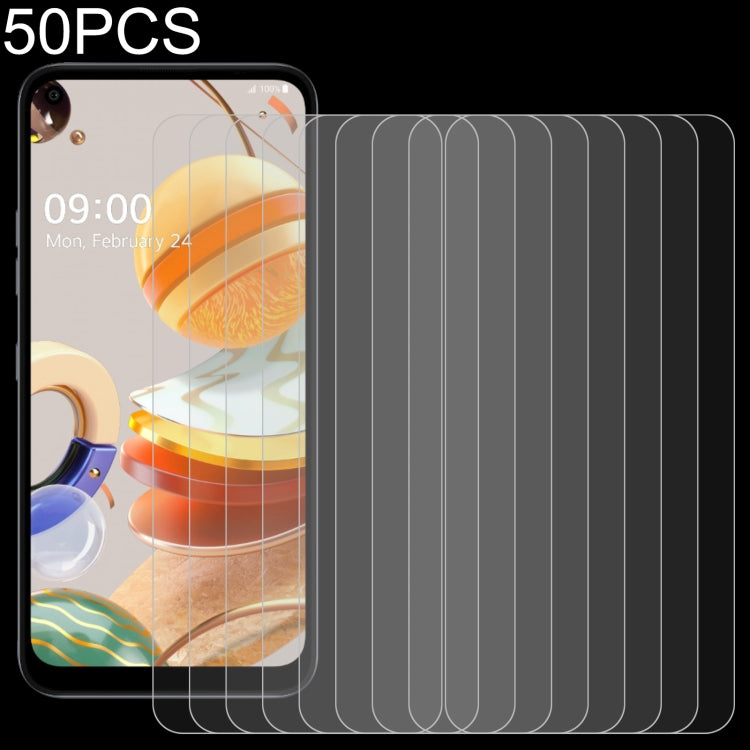 50 PCS 0.26mm 9H 2.5D Tempered Glass Film, For LG K31 (50 PCS), For LG K40S (50 PCS), For LG K41S (50 PCS), For LG K50 (50 PCS), For LG K50S (50 PCS), For LG Q60 (50 PCS), For LG Q61 (50 PCS), For LG K51S (50 PCS)