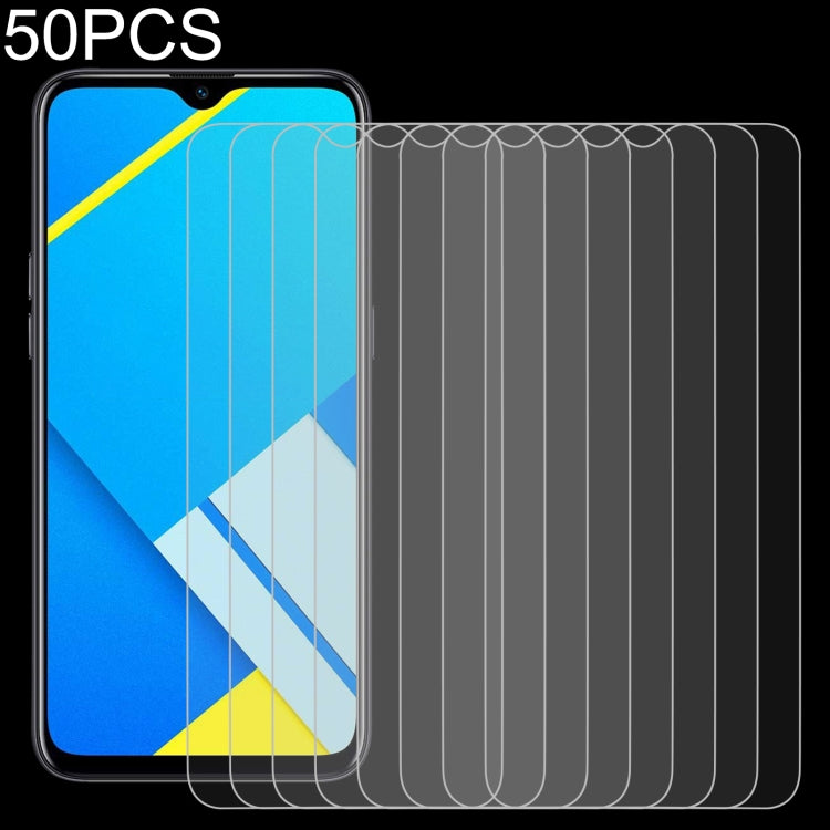 50 PCS 0.26mm 9H 2.5D Tempered Glass Film, For OPPO A73 5G (50 PCS), For OPPO A93 (50 PCS), For OPPO Realme 7 (50 PCS), For OPPO Realme 7i (50 PCS), For OPPO Realme C2 / C2s / C2 2020 (50 PCS), For OPPO Realme C17 (50 PCS), For OPPO Realme V3 (50 PCS) ...