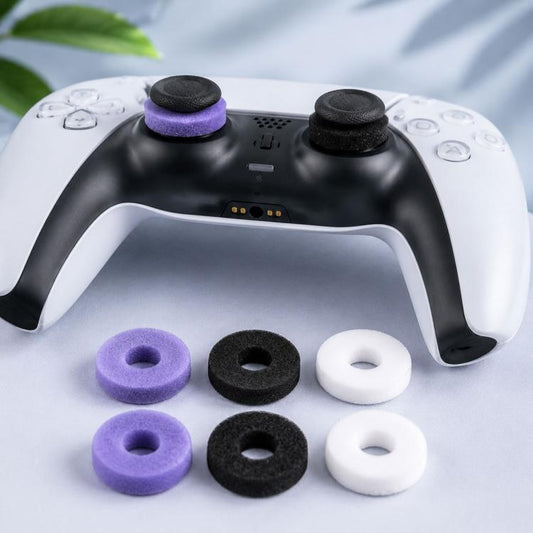 XDcase 6pcs Soft Silicone Aiming Precision Rings for PS4 / PS5 / Xbox / Switch / Google Stadia, 6PCS