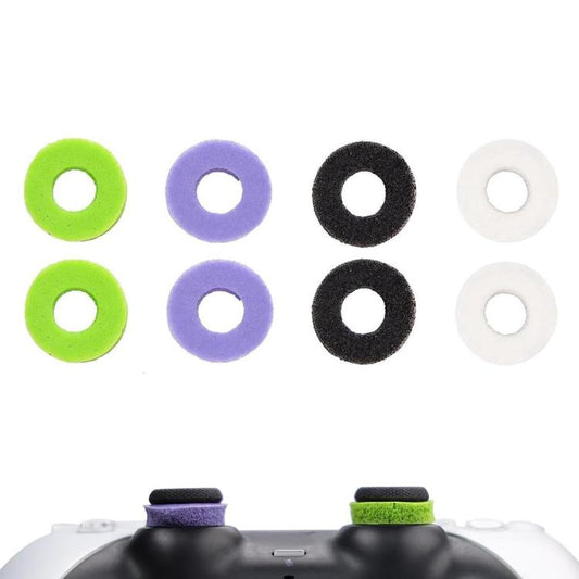 XDcase 8pcs Soft Silicone Aiming Precision Rings for PS4 / PS5 / Xbox / Switch / Google Stadia, 8PCS