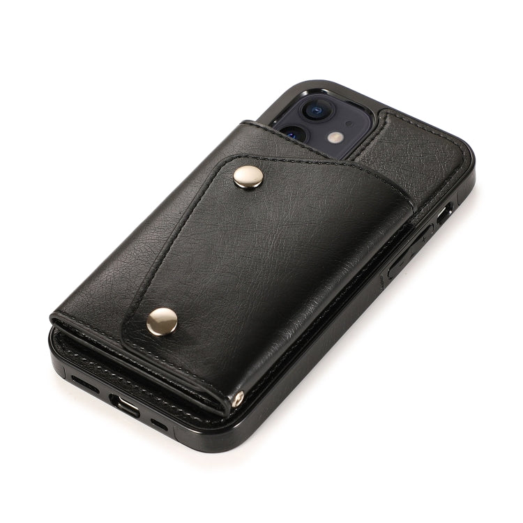 Shockproof PU + TPU Leather Case with Card Slots & Holder & Photo Frame & Wallet & Lanyard, For iPhone 12 mini, For iPhone 12 / 12 Pro, For iPhone 12 Pro Max