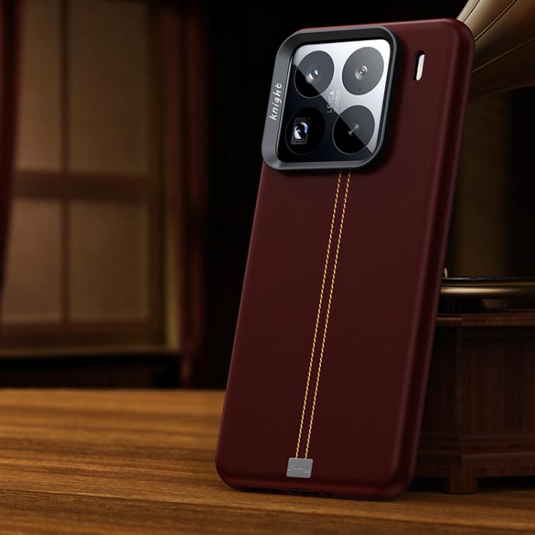 Jazz Series Retro Vegan Leather Textured Metal Frame Magnetic Phone Case, For Xiaomi 17, For Xiaomi 15S Pro, For Xiaomi 15 Pro, For Xiaomi 15, For Xiaomi 14 Pro, For Xiaomi 14