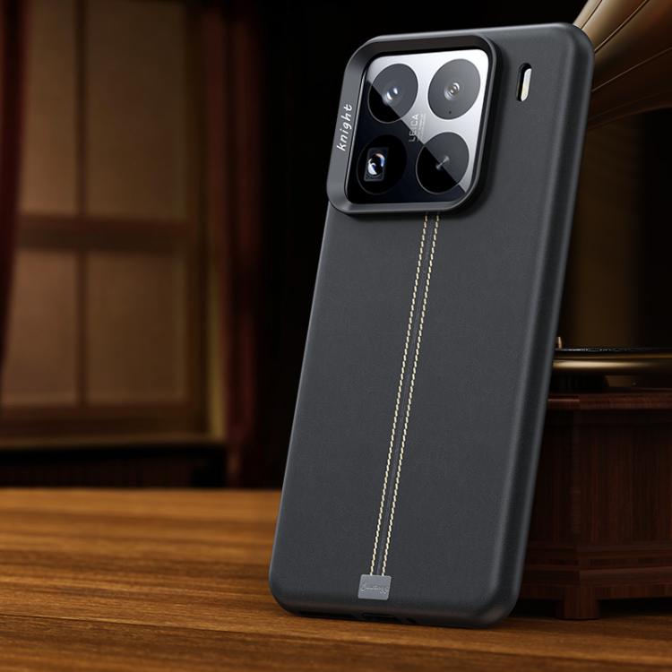 Jazz Series Retro Vegan Leather Textured Metal Frame Magnetic Phone Case, For Xiaomi 17, For Xiaomi 15S Pro, For Xiaomi 15 Pro, For Xiaomi 15, For Xiaomi 14 Pro, For Xiaomi 14