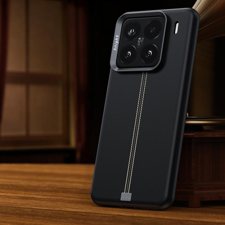 Jazz Series Retro Vegan Leather Textured Metal Frame Magnetic Phone Case, For Xiaomi 17, For Xiaomi 15S Pro, For Xiaomi 15 Pro, For Xiaomi 15, For Xiaomi 14 Pro, For Xiaomi 14
