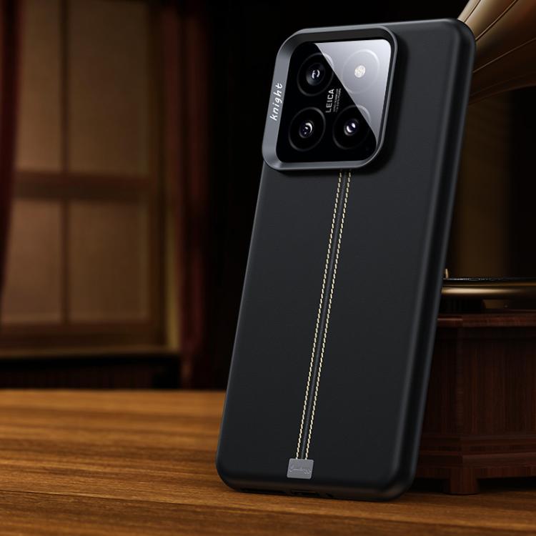 Jazz Series Retro Vegan Leather Textured Metal Frame Magnetic Phone Case, For Xiaomi 17, For Xiaomi 15S Pro, For Xiaomi 15 Pro, For Xiaomi 15, For Xiaomi 14 Pro, For Xiaomi 14