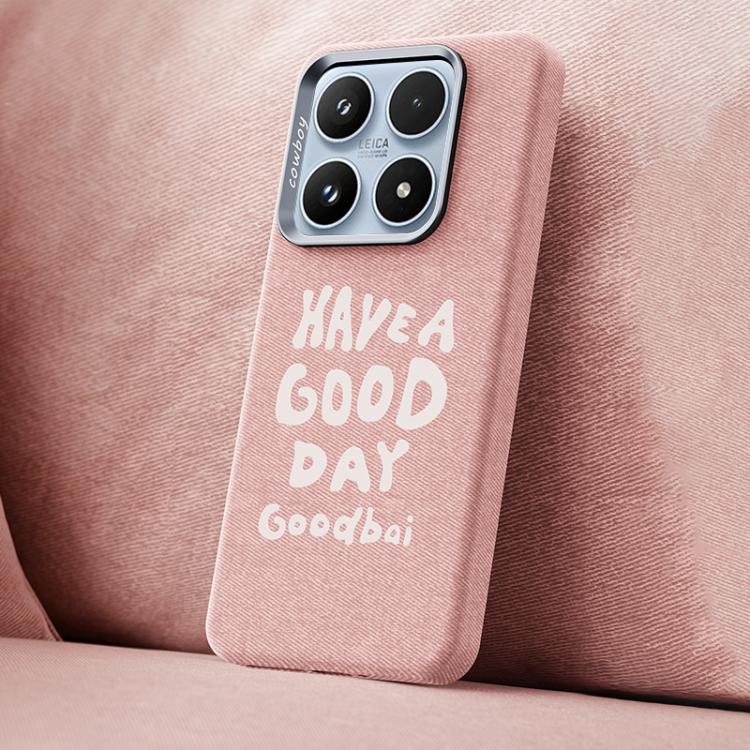 Beautiful Series Denim Texture Full Coverage Magnetic Phone Case, For Xiaomi 17, For Xiaomi 15S Pro, For Xiaomi 15 Pro, For Xiaomi 15, For Xiaomi 14 Pro, For Xiaomi 14