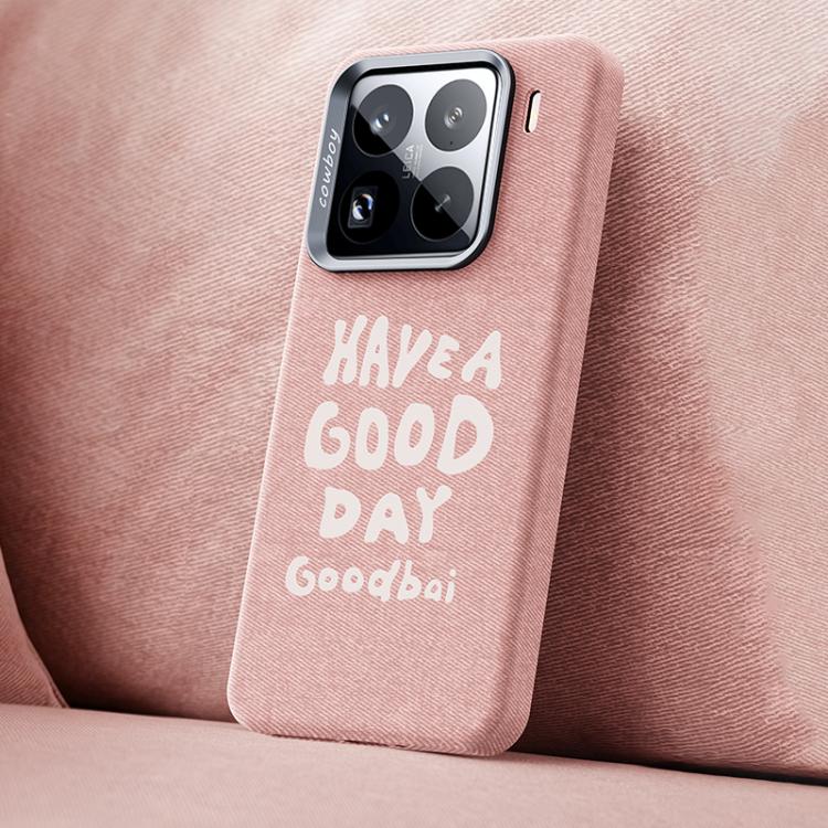 Beautiful Series Denim Texture Full Coverage Magnetic Phone Case, For Xiaomi 17, For Xiaomi 15S Pro, For Xiaomi 15 Pro, For Xiaomi 15, For Xiaomi 14 Pro, For Xiaomi 14