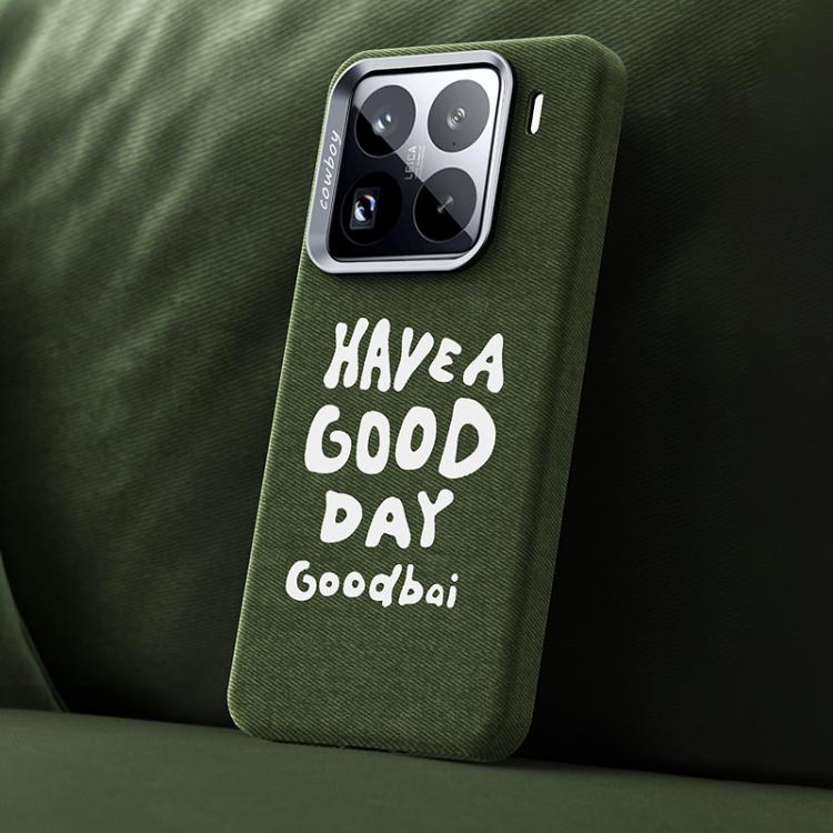 Beautiful Series Denim Texture Full Coverage Magnetic Phone Case, For Xiaomi 17, For Xiaomi 15S Pro, For Xiaomi 15 Pro, For Xiaomi 15, For Xiaomi 14 Pro, For Xiaomi 14