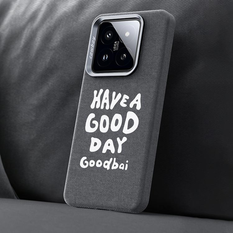 Beautiful Series Denim Texture Full Coverage Magnetic Phone Case, For Xiaomi 17, For Xiaomi 15S Pro, For Xiaomi 15 Pro, For Xiaomi 15, For Xiaomi 14 Pro, For Xiaomi 14