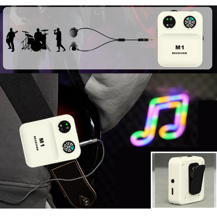 M1 Portable Wireless Monitoring Receiver with Wired Earphones, M1