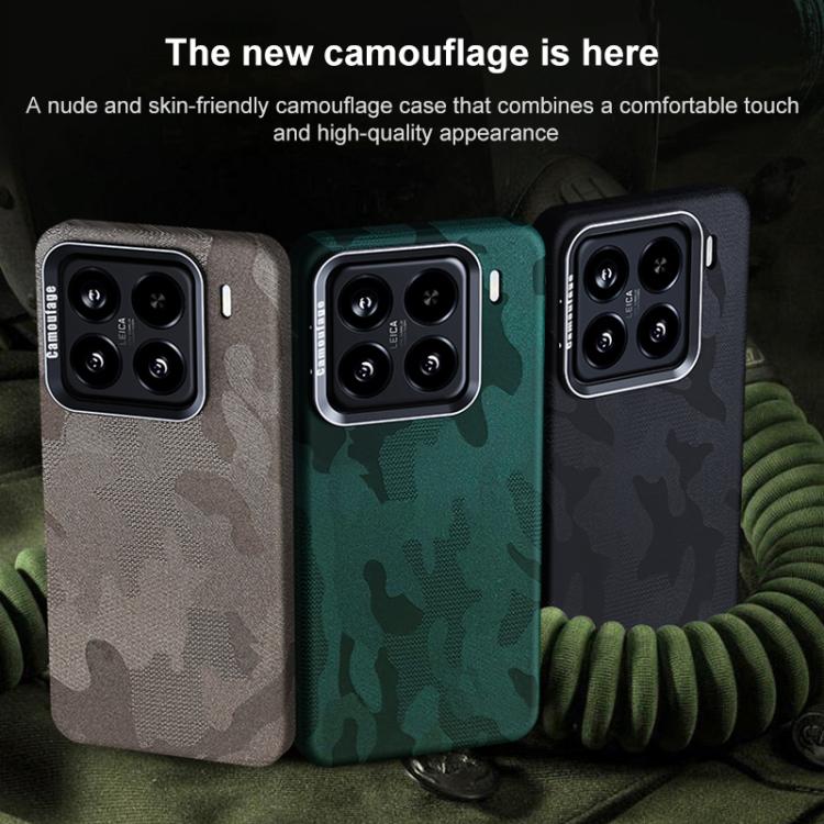 Camouflage Full Coverage Magnetic Shockproof Phone Case, For Xiaomi 15S Pro, For Xiaomi 15 Pro, For Xiaomi 15, For Xiaomi 14 Pro, For Xiaomi 14, For Xiaomi 13 Pro, For Xiaomi 13