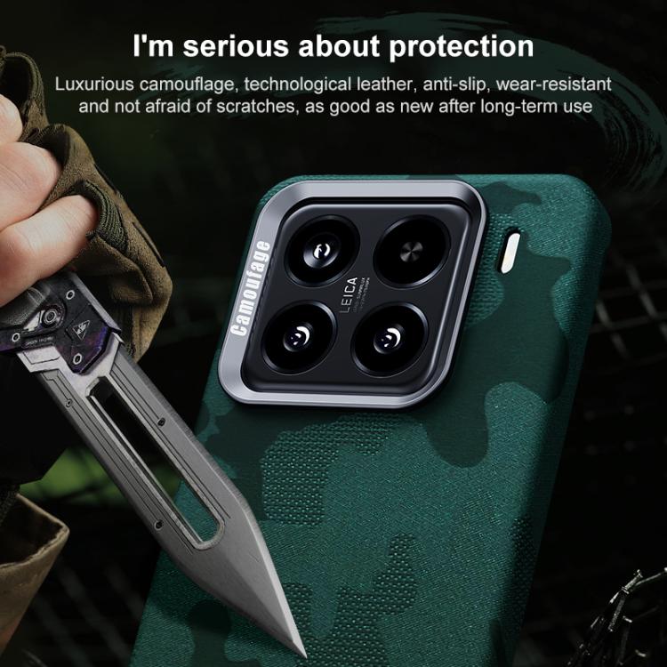 Camouflage Full Coverage Magnetic Shockproof Phone Case, For Xiaomi 15S Pro, For Xiaomi 15 Pro, For Xiaomi 15, For Xiaomi 14 Pro, For Xiaomi 14, For Xiaomi 13 Pro, For Xiaomi 13