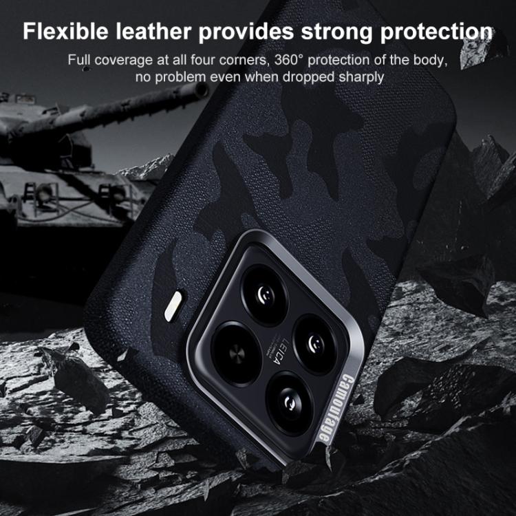 Camouflage Full Coverage Magnetic Shockproof Phone Case, For Xiaomi 15S Pro, For Xiaomi 15 Pro, For Xiaomi 15, For Xiaomi 14 Pro, For Xiaomi 14, For Xiaomi 13 Pro, For Xiaomi 13