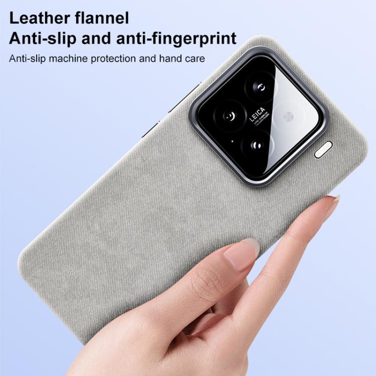 Flannel Textured Magnetic Full Coverage Phone Case, For Xiaomi 15S Pro, For Xiaomi 15 Pro, For Xiaomi 15, For Xiaomi 14 Pro, For Xiaomi 14, For Xiaomi 13 Pro, For Xiaomi 13