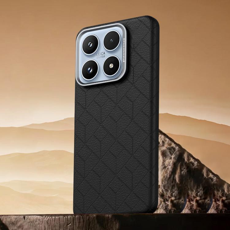 Rubik Cube Series Embossed Grid Pattern Magnetic Phone Case, For Xiaomi 17, For Xiaomi 15S Pro, For Xiaomi 15 Pro, For Xiaomi 15, For Xiaomi 14 Pro, For Xiaomi 14, For Xiaomi 13 Pro, For Xiaomi 13