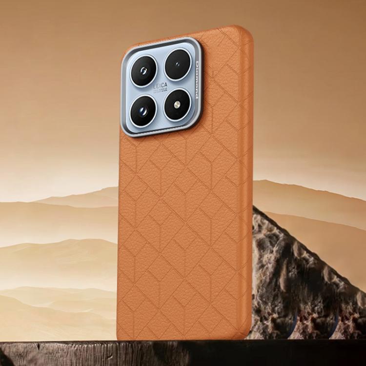 Rubik Cube Series Embossed Grid Pattern Magnetic Phone Case, For Xiaomi 17, For Xiaomi 15S Pro, For Xiaomi 15 Pro, For Xiaomi 15, For Xiaomi 14 Pro, For Xiaomi 14, For Xiaomi 13 Pro, For Xiaomi 13