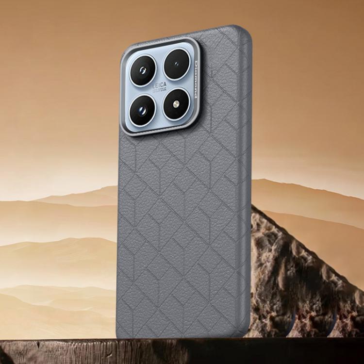 Rubik Cube Series Embossed Grid Pattern Magnetic Phone Case, For Xiaomi 17, For Xiaomi 15S Pro, For Xiaomi 15 Pro, For Xiaomi 15, For Xiaomi 14 Pro, For Xiaomi 14, For Xiaomi 13 Pro, For Xiaomi 13