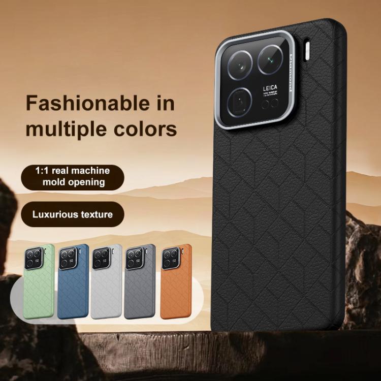 Rubik Cube Series Embossed Grid Pattern Magnetic Phone Case, For Xiaomi 17, For Xiaomi 15S Pro, For Xiaomi 15 Pro, For Xiaomi 15, For Xiaomi 14 Pro, For Xiaomi 14, For Xiaomi 13 Pro, For Xiaomi 13