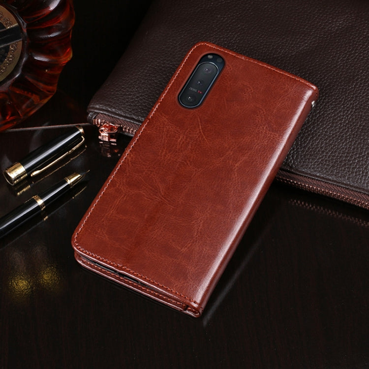 idewei Crazy Horse Texture Horizontal Flip Leather Case with Holder & Card Slots & Wallet, For Sony Xperia 5 II, For TCL 10 Pro, For TCL 10L, For Umidigi A7, For ZTE Axon 11 5G, For ZTE Blade A7 Prime