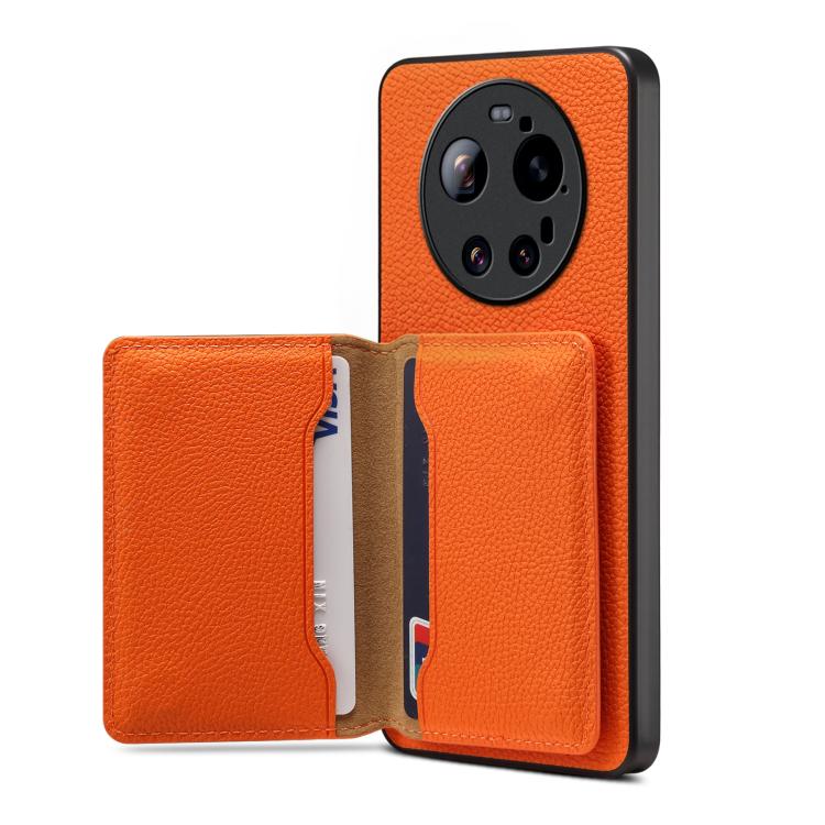 Denior  Litchi Texture Magnetic Phone Case, For Xiaomi 17Ultra