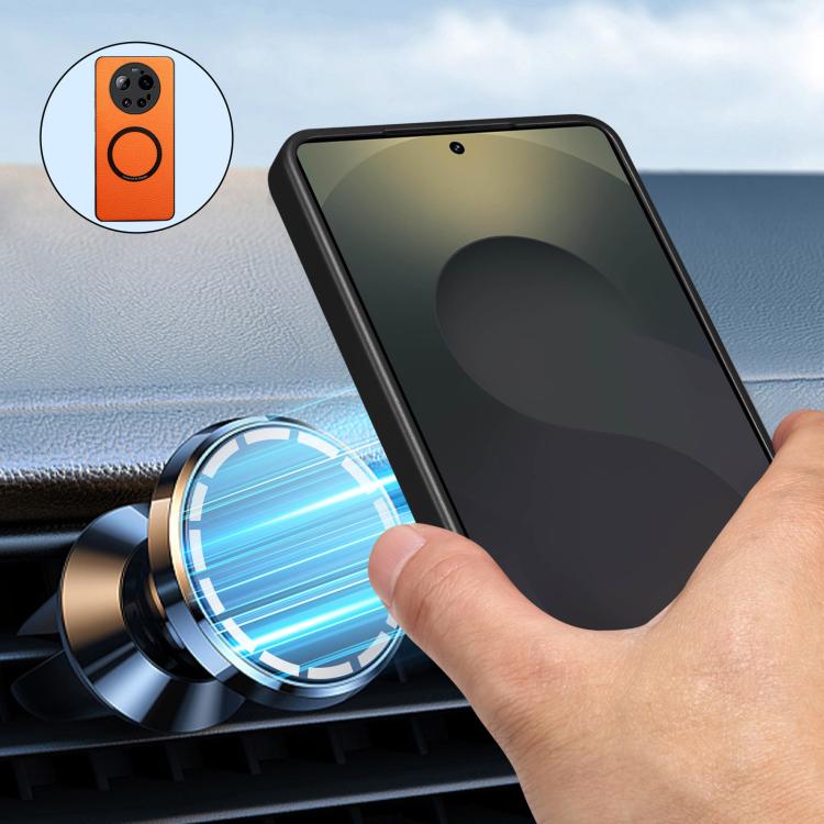Denior  Litchi Texture Magnetic Phone Case, For Xiaomi 17Ultra