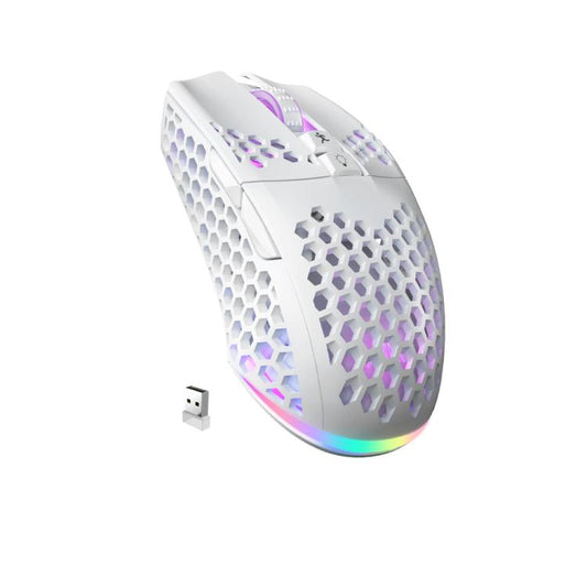 SOLAKAKA SM600 Hollowed Out RGB Tri-mode Wireless Gaming Mouse
