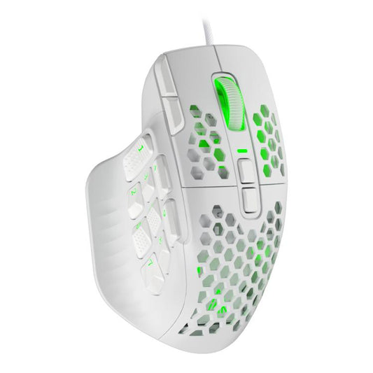 SOLAKAKA SM809 Honeycomb RGB Wired MMO Mouse