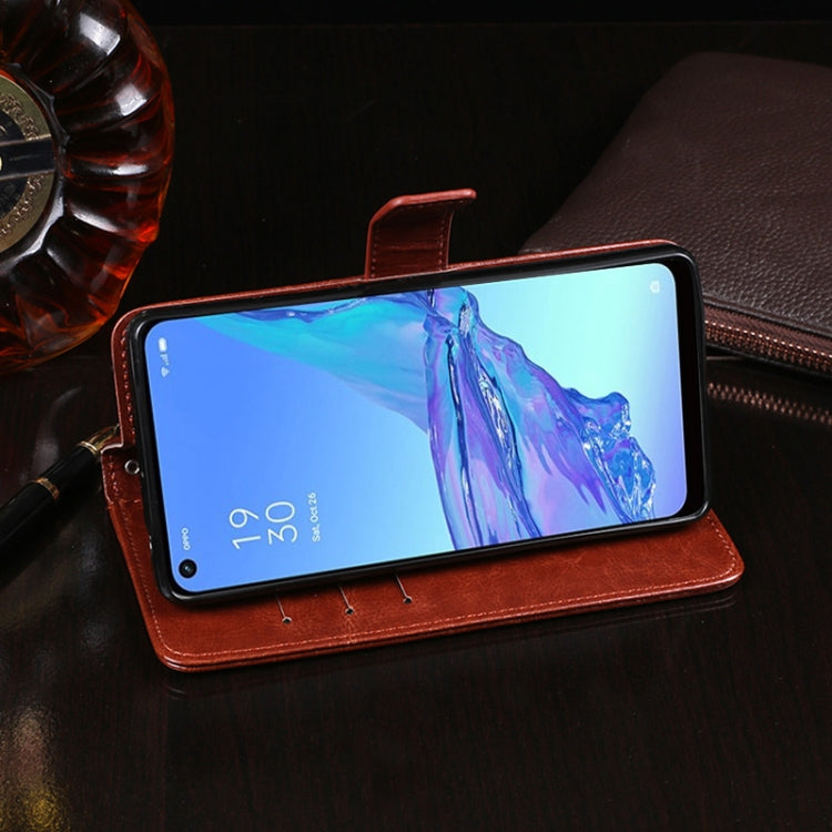 idewei Crazy Horse Texture Horizontal Flip Leather Case with Holder & Card Slots & Wallet, For OPPO A32, For OPPO A33 (2020), For OPPO A53 (2020), For OPPO A73, For OPPO F17, For OPPO F17 Pro