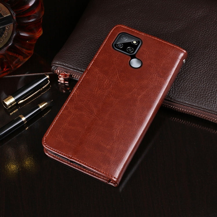 idewei Crazy Horse Texture Horizontal Flip Leather Case with Holder & Card Slots & Wallet, For OPPO Realme V3, For OPPO Realme V5 5G, For OPPO Realme X7, For OPPO Realme X7 Pro