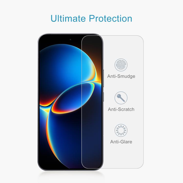 50pcs 0.18mm High Aluminum Tempered Glass Film, Support Fingerprint Unlocking, For Redmi 17C 4G, For Redmi K90 Ultra 5G, For Redmi K100 Pro 5G, For Xiaomi 17 Max 5G, For Redmi K90 Max 5G, For Xiaomi 17T Pro 5G