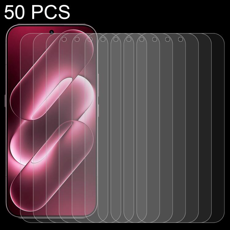 50 PCS/Pack 0.18mm High Aluminum Tempered Glass Film, Support Fingerprint Unlocking, For Xiaomi 18 Pro Max 5G, For Xiaomi 18 Pro 5G, For Redmi K100 Pro Max 5G, For Xiaomi Poco F9 Ultra 5G, For Xiaomi Poco F9 Pro 5G, For Redmi K90 Ultra 5G              ...
