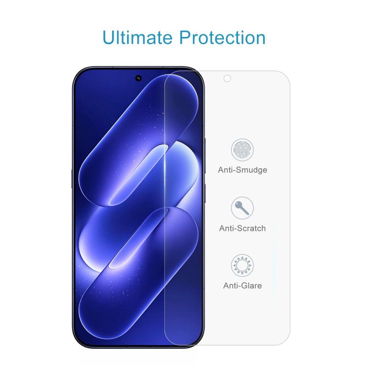 50 PCS/Pack 0.18mm High Aluminum Tempered Glass Film, Support Fingerprint Unlocking, For Xiaomi 18 Pro Max 5G, For Xiaomi 18 Pro 5G, For Redmi K100 Pro Max 5G, For Xiaomi Poco F9 Ultra 5G, For Xiaomi Poco F9 Pro 5G, For Redmi K90 Ultra 5G              ...