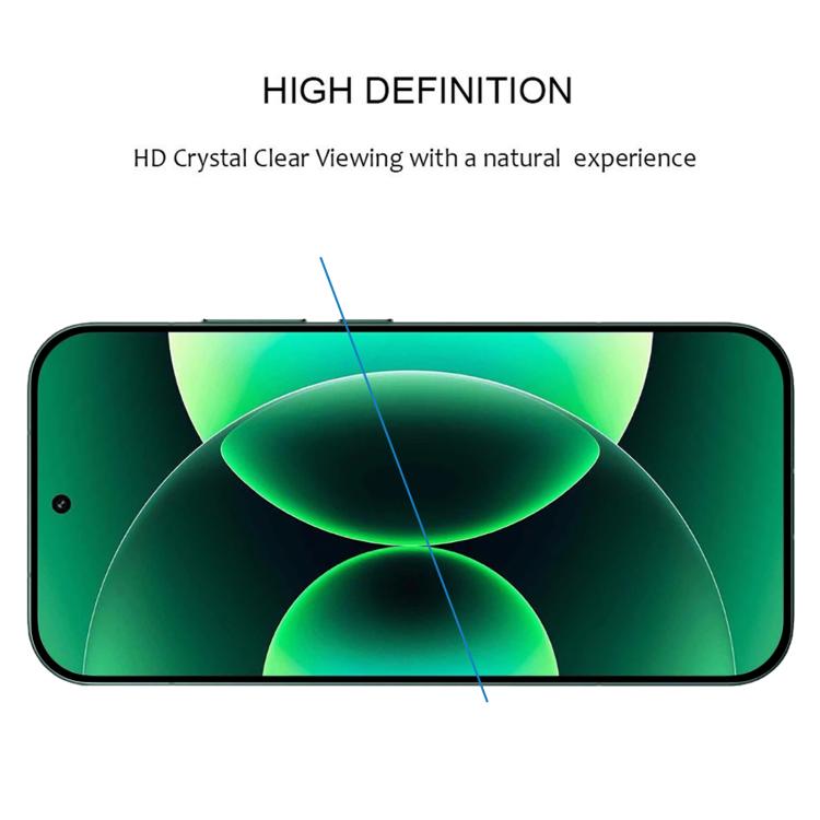 25pcs High Aluminum Full Screen Silk Printing Tempered Glass Film, Support Fingerprint Unlocking, For Xiaomi 17 Max 5G, For Redmi K90 Max 5G, For Xiaomi 17T Pro 5G