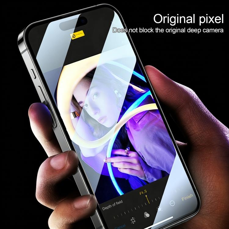 25pcs 0.18mm High Aluminum Large Arc Full Screen Tempered Glass Film, Support Fingerprint Unlocking, For Xiaomi 17 Max 5G, For Redmi K90 Max 5G
