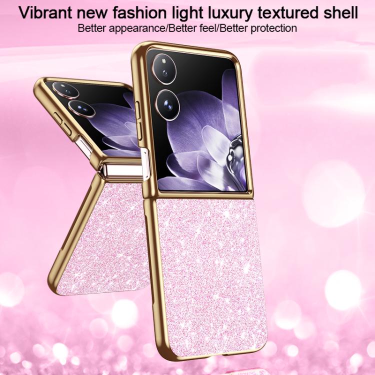 Electroplate Glittery Shockproof Phone Case, For Xiaomi Mix Flip 2, For Xiaomi Mix Flip, For Xiaomi Mix Fold 4, For Xiaomi Mix Fold 3