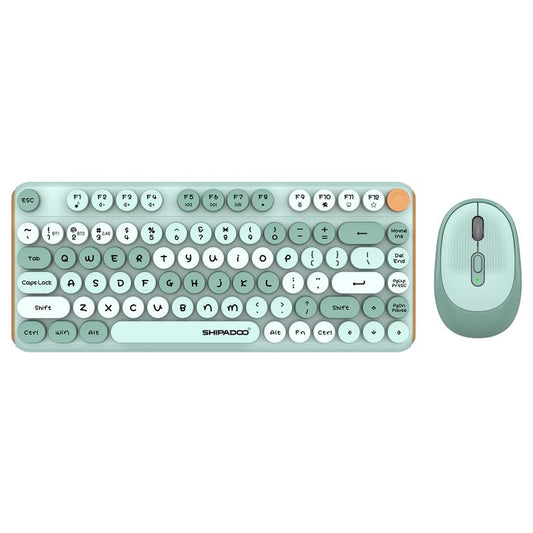 SHIPADOO W688 2.4G + BT 1600 DPI Wireless Keyboard Mouse Set