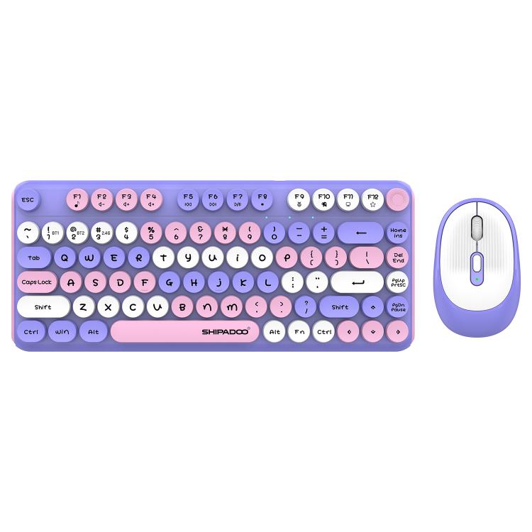 SHIPADOO W688 2.4G + BT 1600 DPI Wireless Keyboard Mouse Set