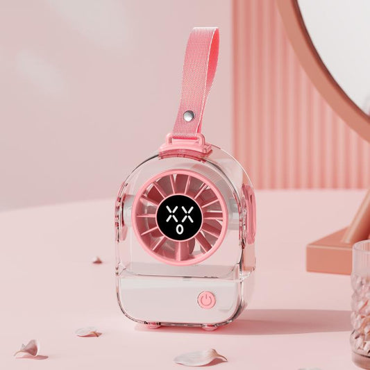 F8 Transparent Emoticon Mini Desktop Fan