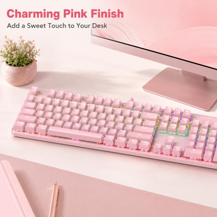SHIPADOO HJK901-10 RGB Backlight Mechanical USB Wired Keyboard