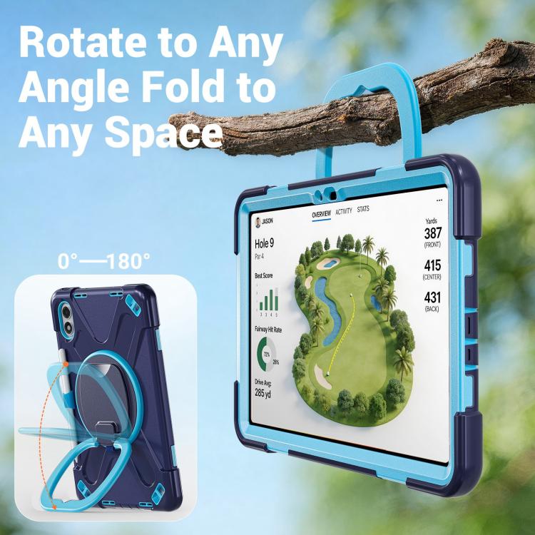 Silicone Hybrid PC Tablet Case with Holder & Shoulder Strap, For Xiaomi Redmi Pad 2 Pro 12.1 2026