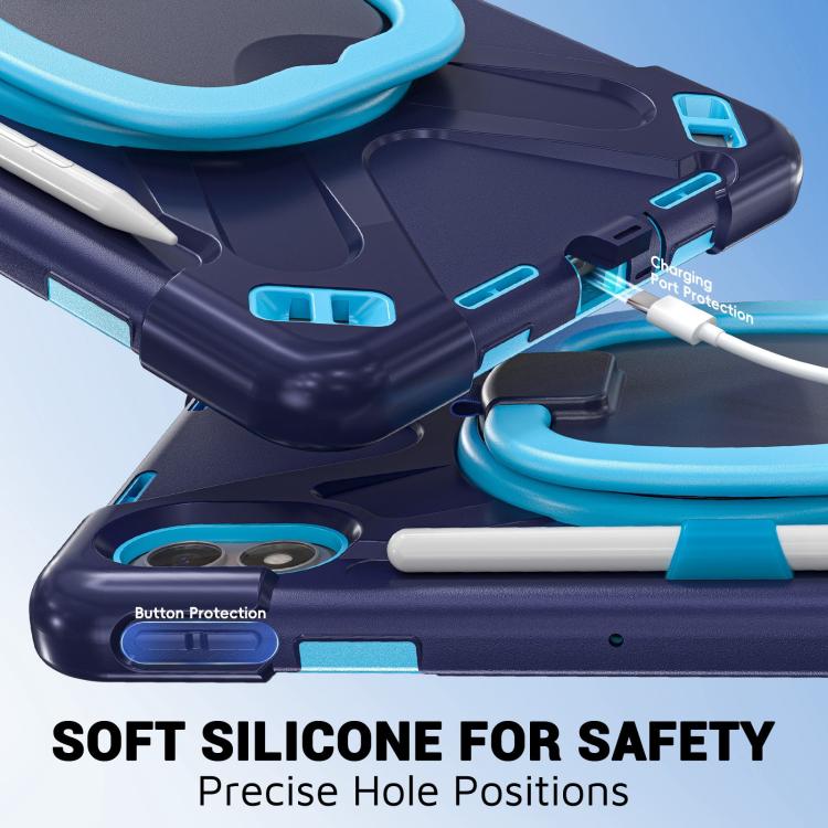 Silicone Hybrid PC Tablet Case with Holder & Shoulder Strap, For Xiaomi Redmi Pad 2 Pro 12.1 2026